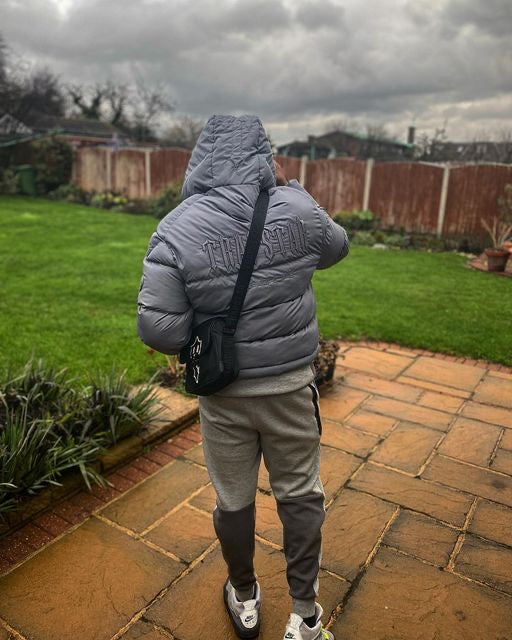 Grey TrapStar Decoded 2.0 Hooded Jacket