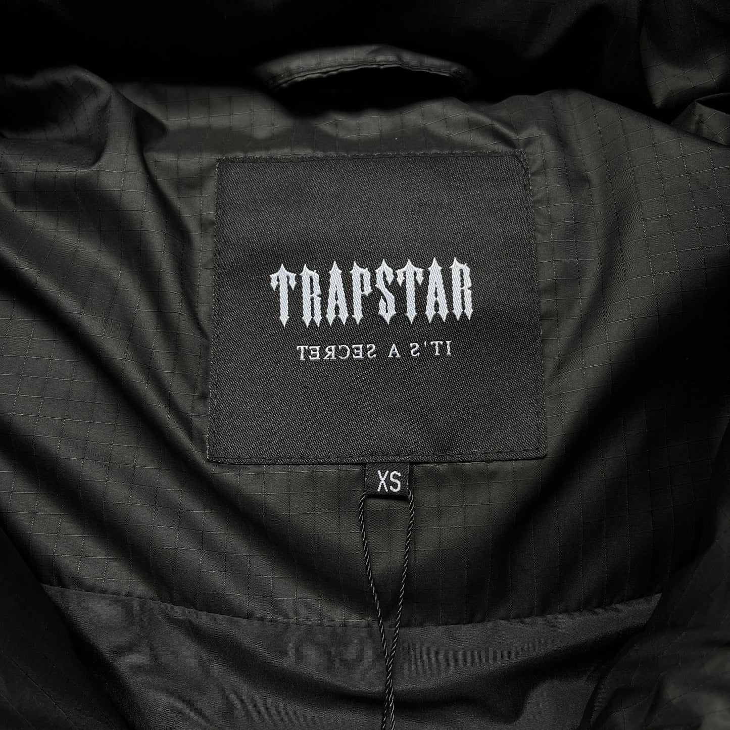 Black TrapStar Shooters Detachable Hooded Puffer