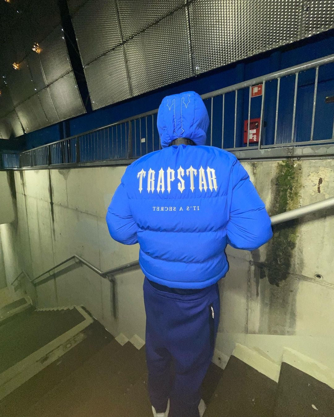 Blue TrapStar Decoded 2.0 Hooded Jacket