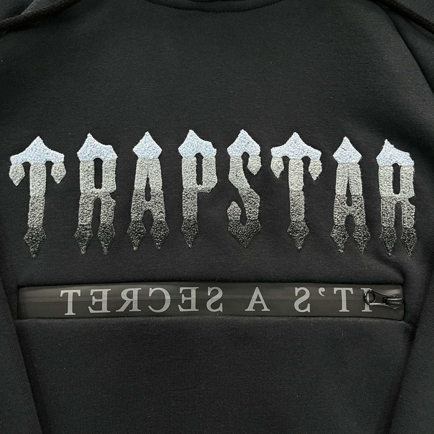 Black or Gray TrapStar Decoded 2.0 Hooded Tracksuit