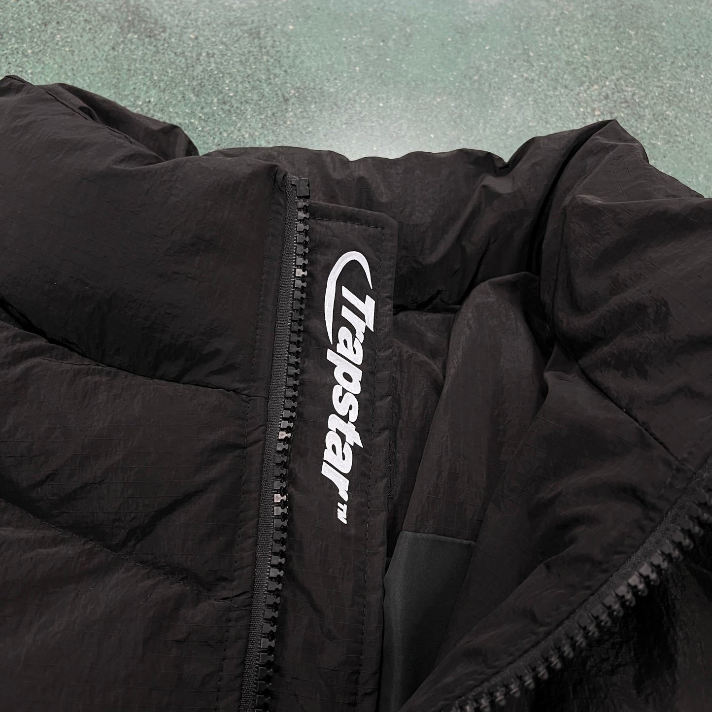 TrapStar Black Sleeve Puffer Jacket