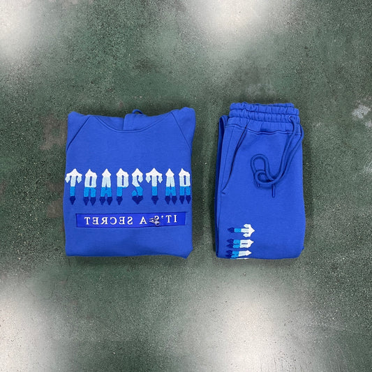 Blue TrapStar Decoded 2.0 Hooded Tracksuit