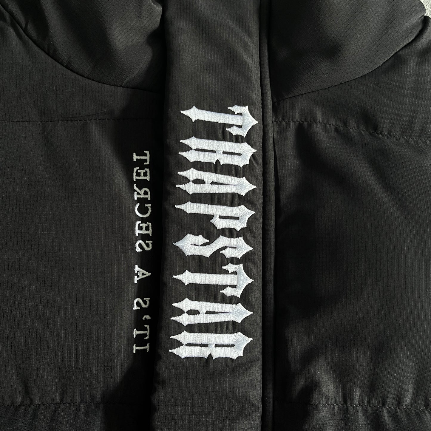 Black TrapStar Decoded Jacket Gilet