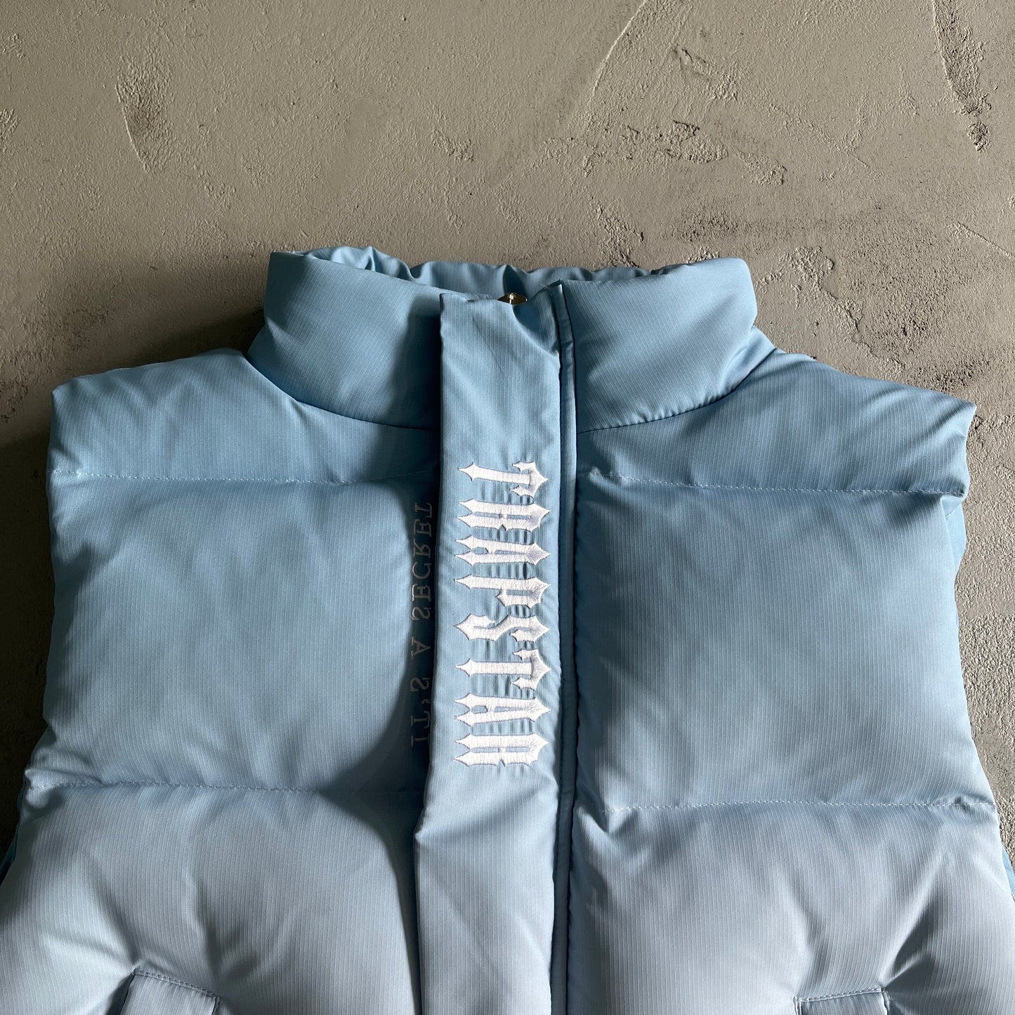 Sky Blue TrapStar Decoded Jacket Gilet