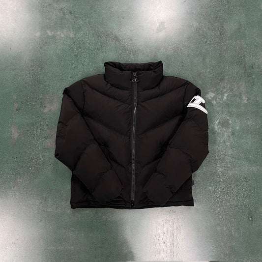 TrapStar Black Sleeve Puffer Jacket