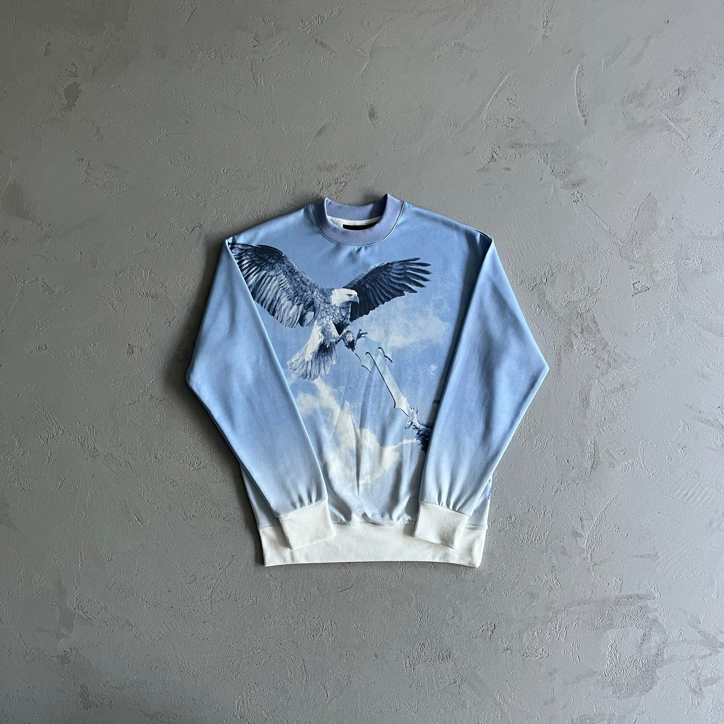 TrapStar Sky Blue Eagle Crewneck