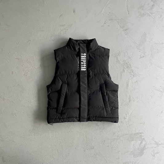 Black TrapStar Decoded Jacket Gilet