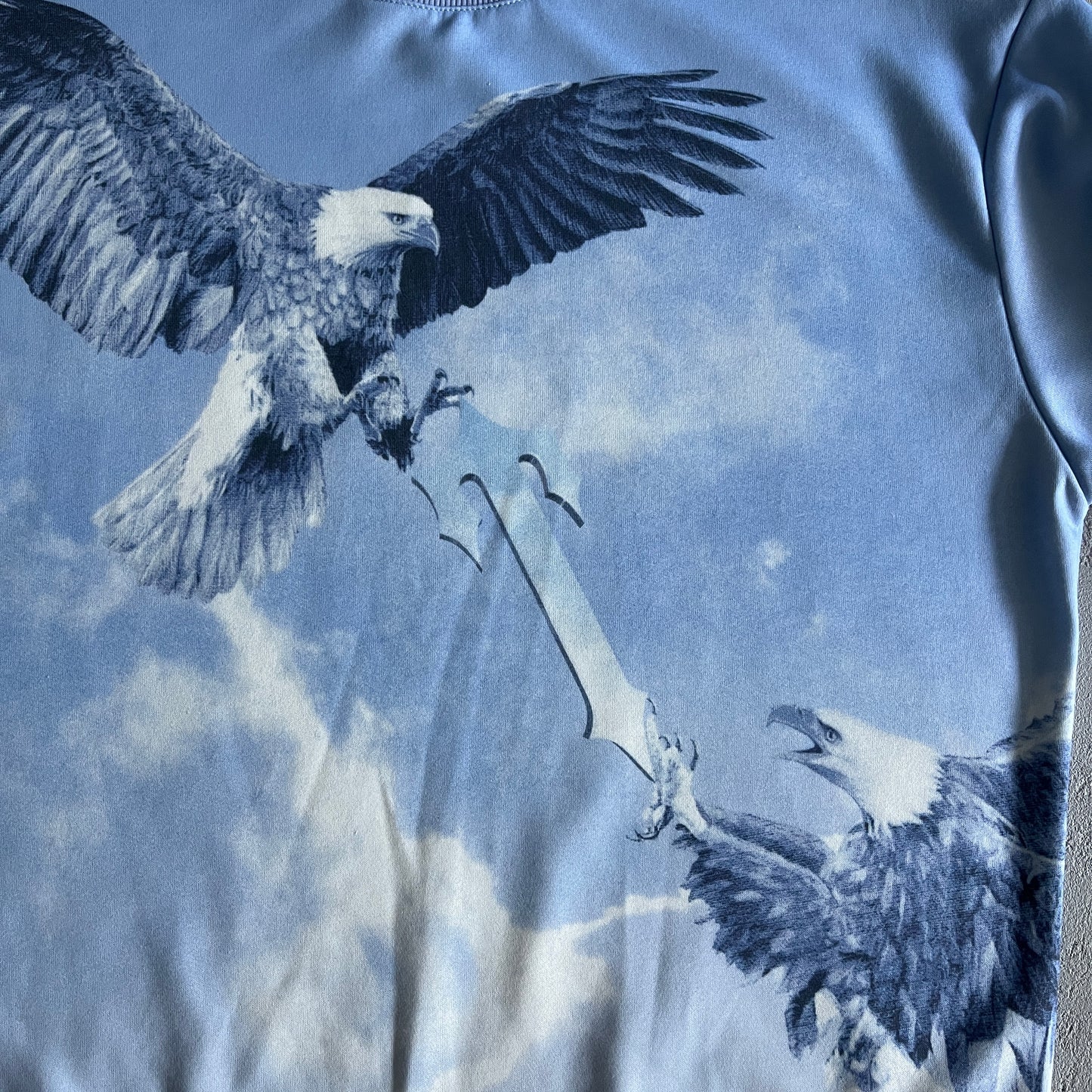 TrapStar Sky Blue Eagle Crewneck