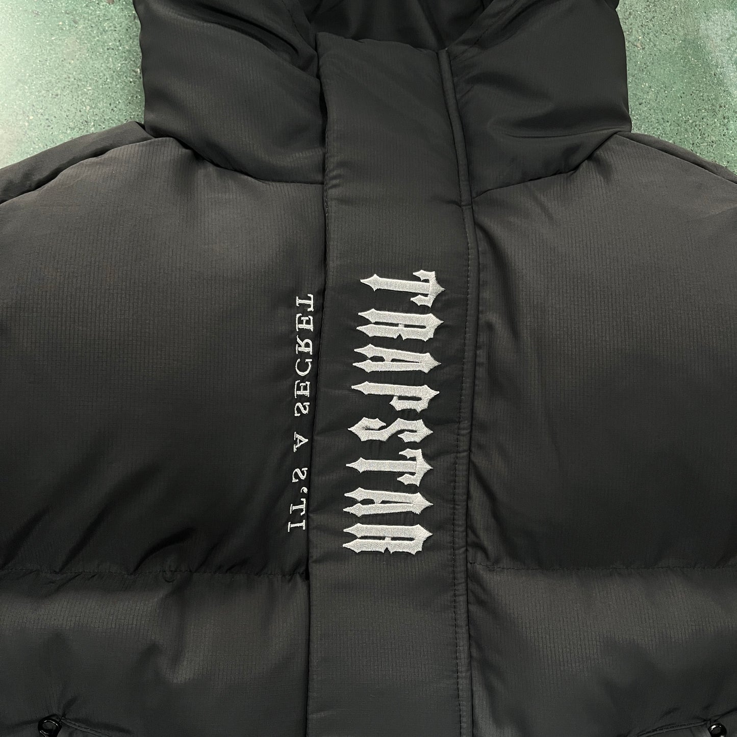 Black Gradient TrapStar Decoded 2.0 Hooded Jacket