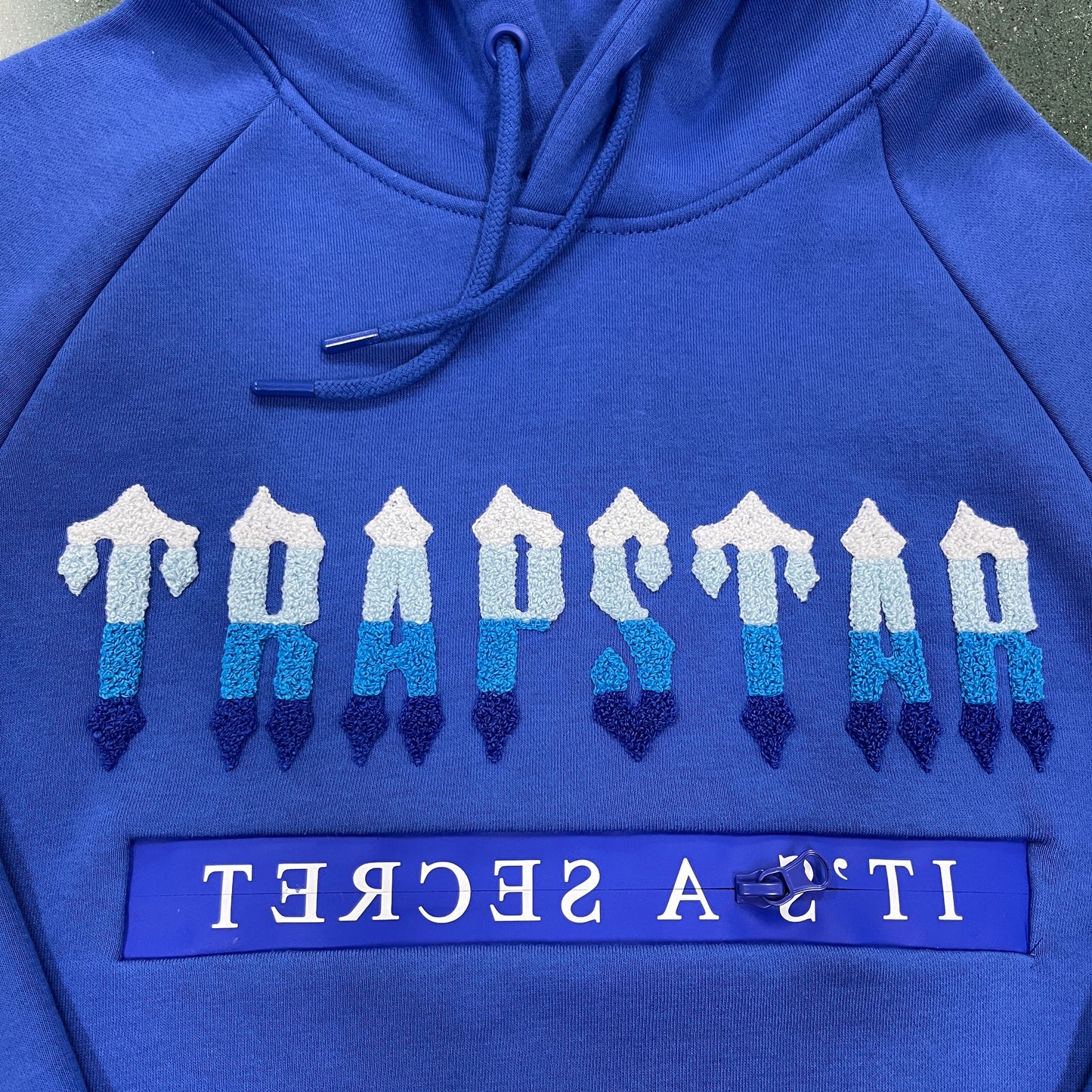 Blue TrapStar Decoded 2.0 Hooded Tracksuit