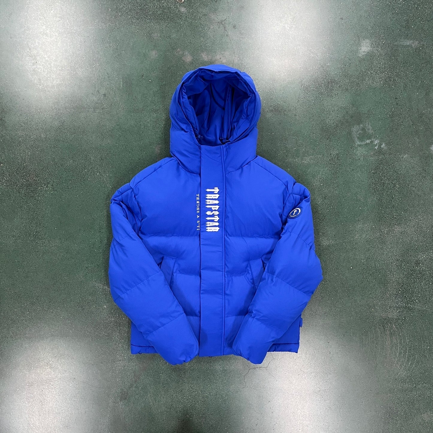 Blue TrapStar Decoded 2.0 Hooded Jacket