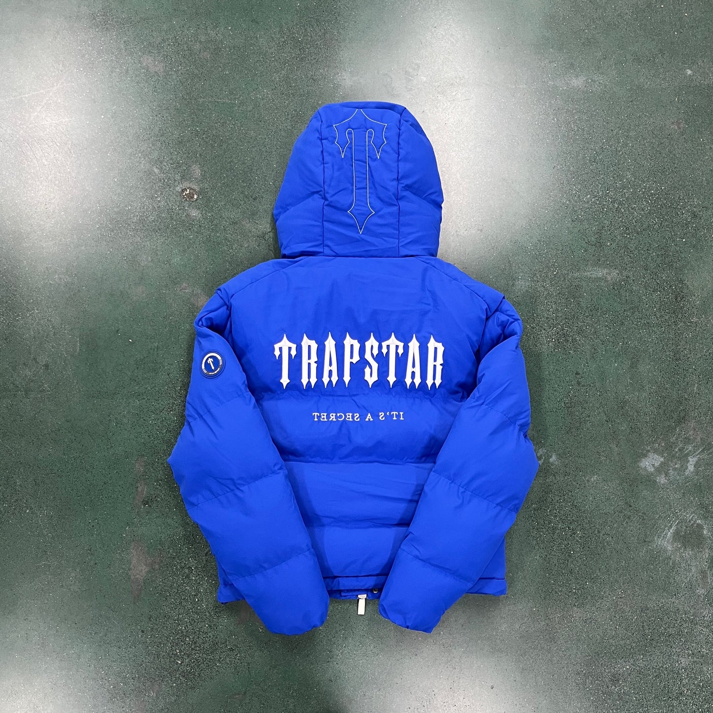 Blue TrapStar Decoded 2.0 Hooded Jacket