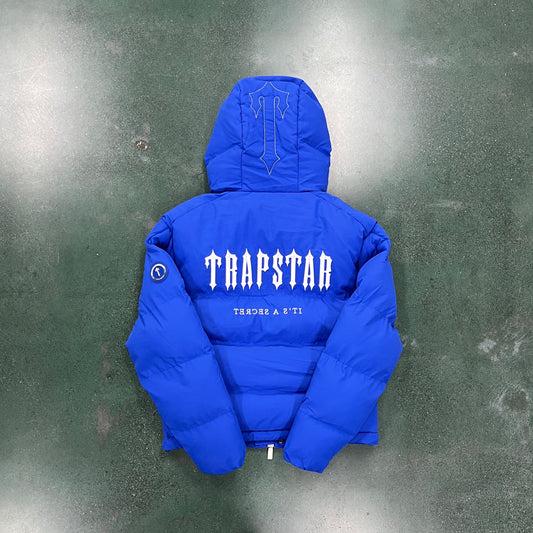 Blue TrapStar Decoded 2.0 Hooded Jacket