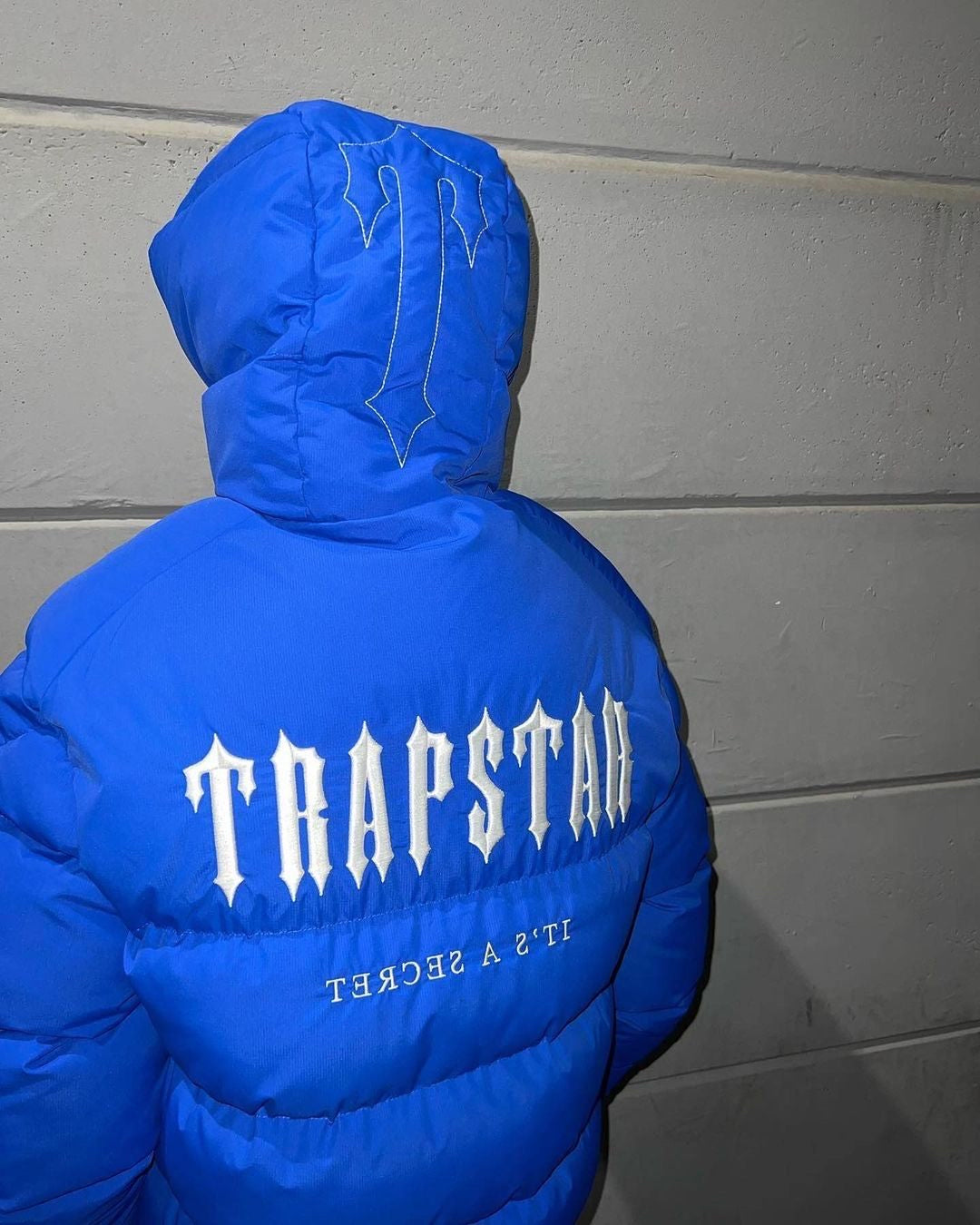 Blue TrapStar Decoded 2.0 Hooded Jacket