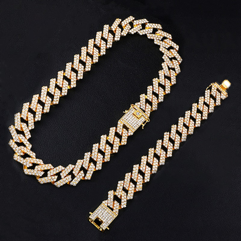 20 mm Cuban Chain + Bracelet