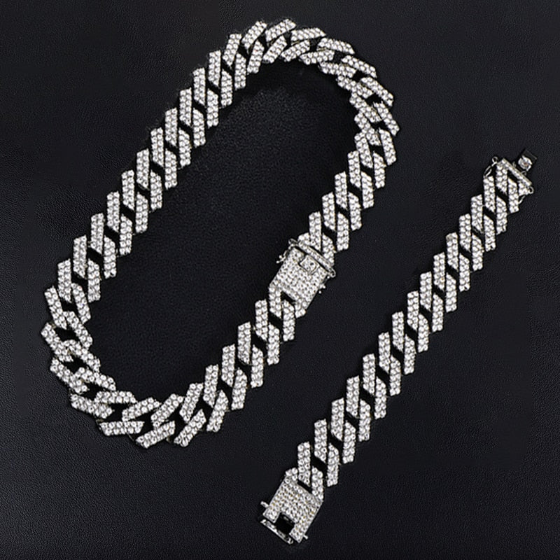 20 mm Cuban Chain + Bracelet