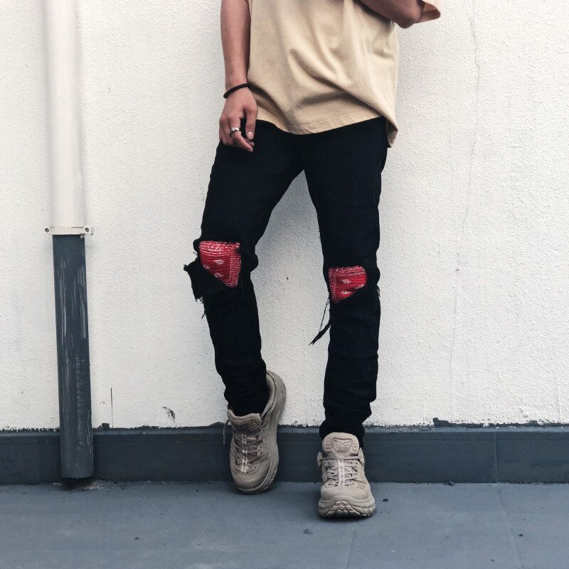 Dark Icon Bandana Jeans