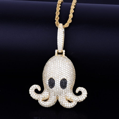 Iced Out Octopus Chain