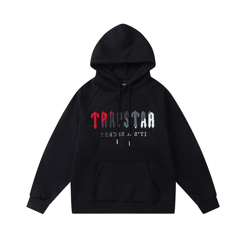 2022fw Towel Brodé Trapstar Hoodie Hommes Femmes Pull à Capuche