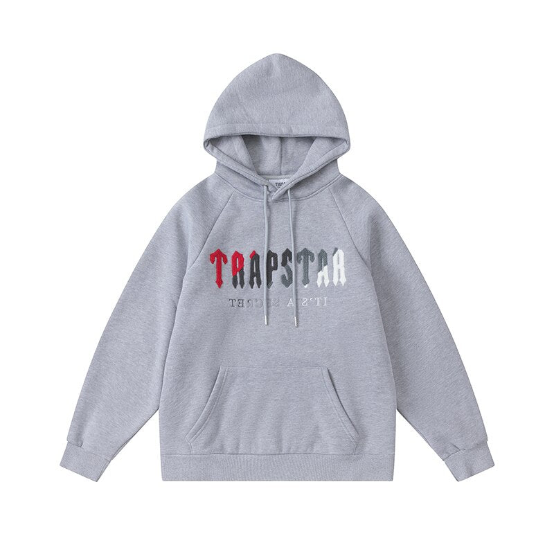 2022fw Towel Brodé Trapstar Hoodie Hommes Femmes Pull à Capuche