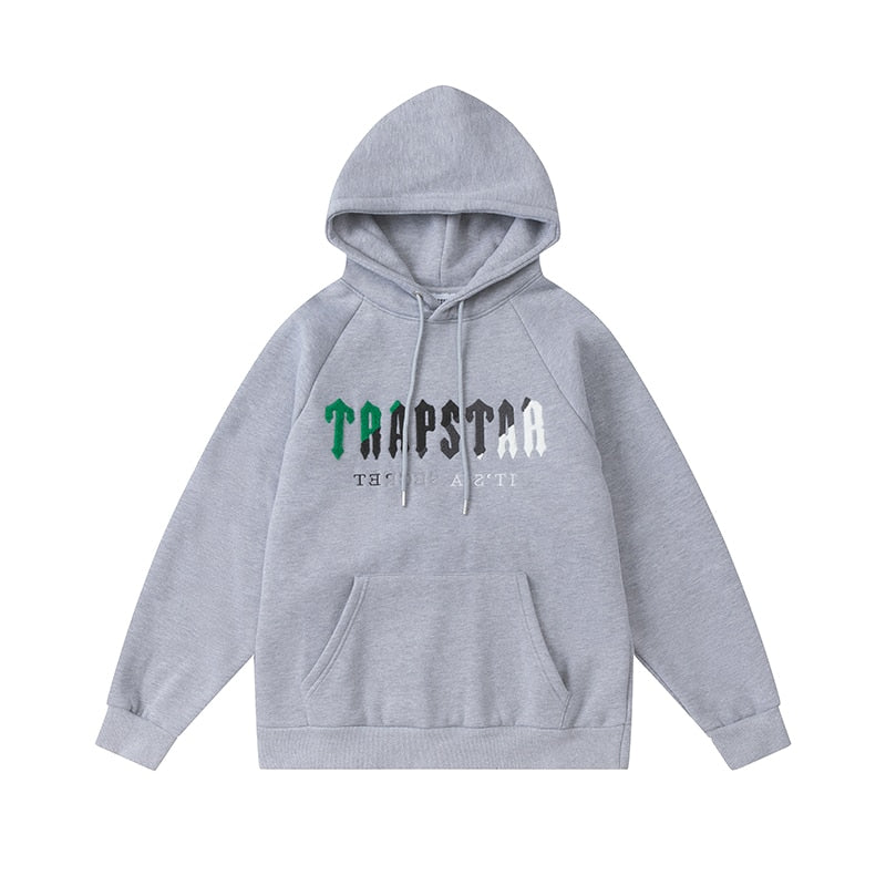 2022fw Towel Brodé Trapstar Hoodie Hommes Femmes Pull à Capuche