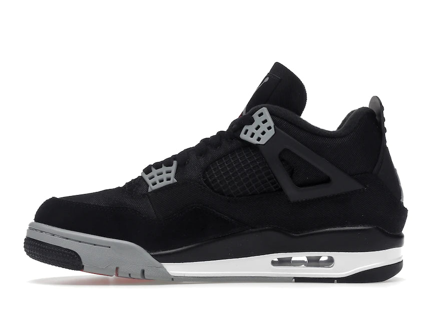 Air Jordan 4 Retro Black Canvas