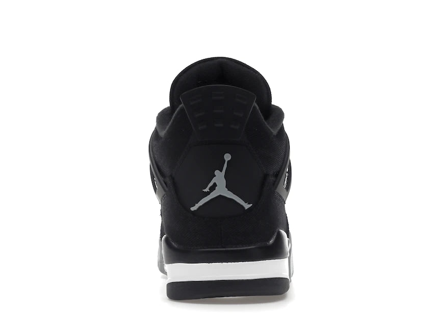 Air Jordan 4 Retro Black Canvas