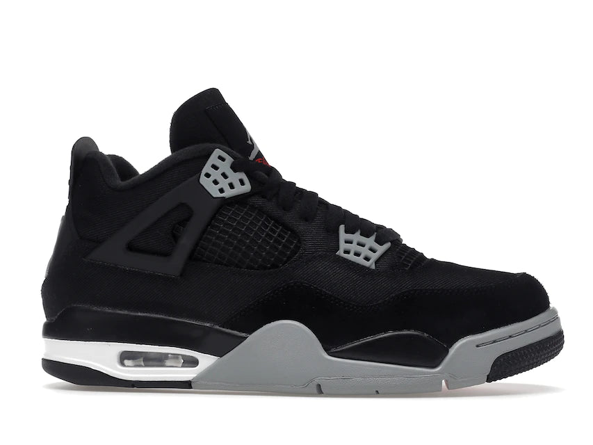 Air Jordan 4 Retro Black Canvas